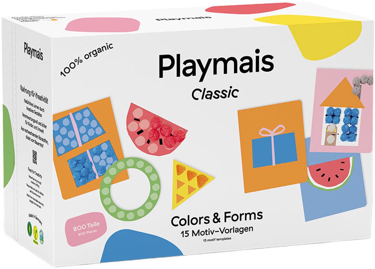 Formes de couleurs classiques Playmais - 800pcs.