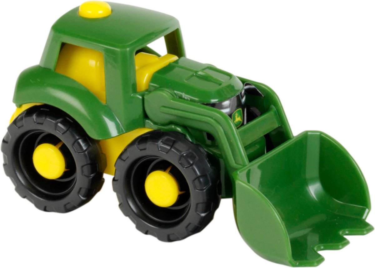 Klein Toys Tracteur John Deere - échelle 1:50 - parfait pour le bac à sable ou la chambre des enfants - vert jaune