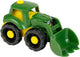 Klein Toys Tracteur John Deere - échelle 1:50 - parfait pour le bac à sable ou la chambre des enfants - vert jaune