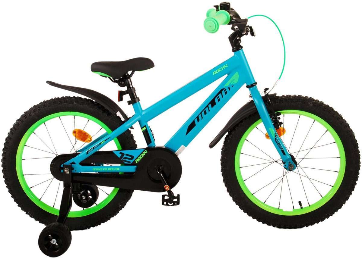 Volare Rocky Children's Bicycle - Boys - 18 pouces - vert