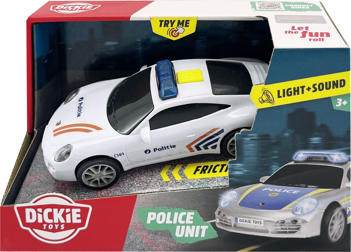 Dickie Toys - Voiture de police belge - Porsche