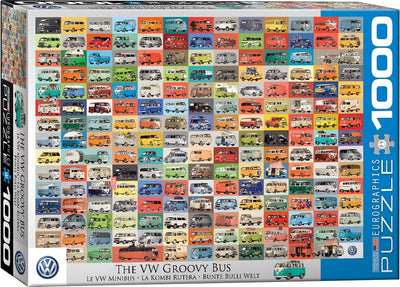 Eurographics Volkswagen - le bus VW Groovy [le bus VW Groovy] - 1000 pièces 68×48cm (l×h) - puzzle