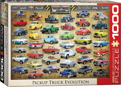 Eurographics puzzle camionnette évolution - 1000 pièces