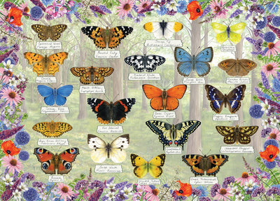 Gibsons - beaux papillons (par fiona osbaldstone) - 1000 pièces 68×49cm (l×h) - puzzle pour adultes