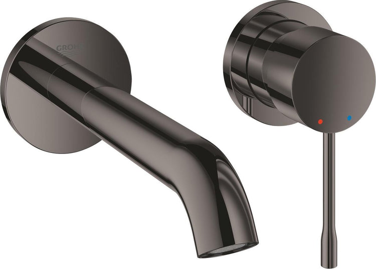 Grohe essence nouveau robinet de lavabo mural à encastrer - set de finition - partie à encastrer exclusive - graphite dur (anthracite) - 19408a01