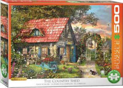 Eurographics - het landschuurtje [le hangar de campagne] - dominic davison - 500 pièces xl 68×48cm (l×h) - puzzle familial