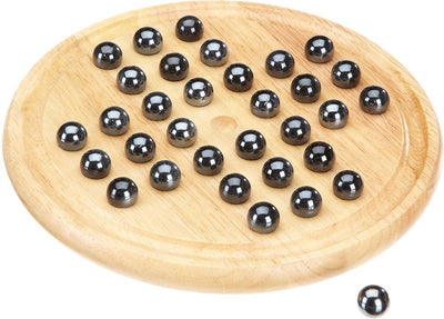 Philos solitaire - jeu de société en bois avec billes de verre - à partir de 8 ans