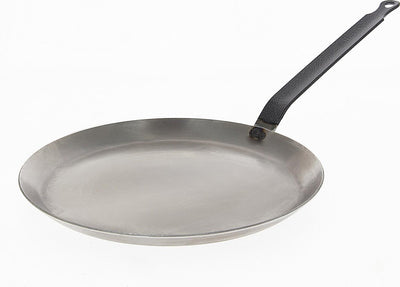 Poêle à crêpe Debuyer de Buyer 30 cm - Tôle d'acier - Sans PFAS - Poêle à crêpes - Compatible induction - Fabriquée en France