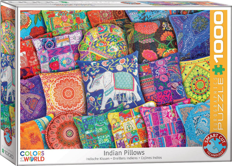 Eurographics - oreillers indiens [oreillers indiens] - 1000 pièces 68×48cm (l×h) - puzzle