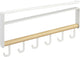 Crochets porte-ustensiles de cuisine Yamazaki - tosca - blanc