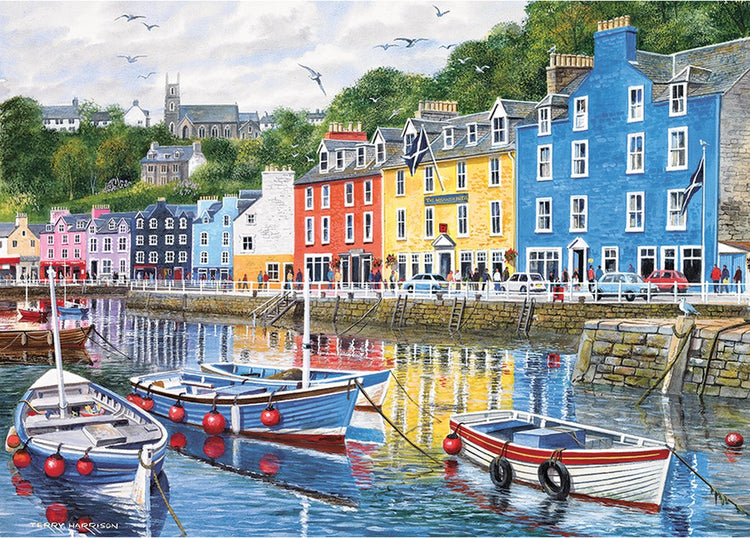 Gibsons - tobermory (par Terry Harrison) - 1000 pièces 68×49cm (l×h) - puzzle pour adultes