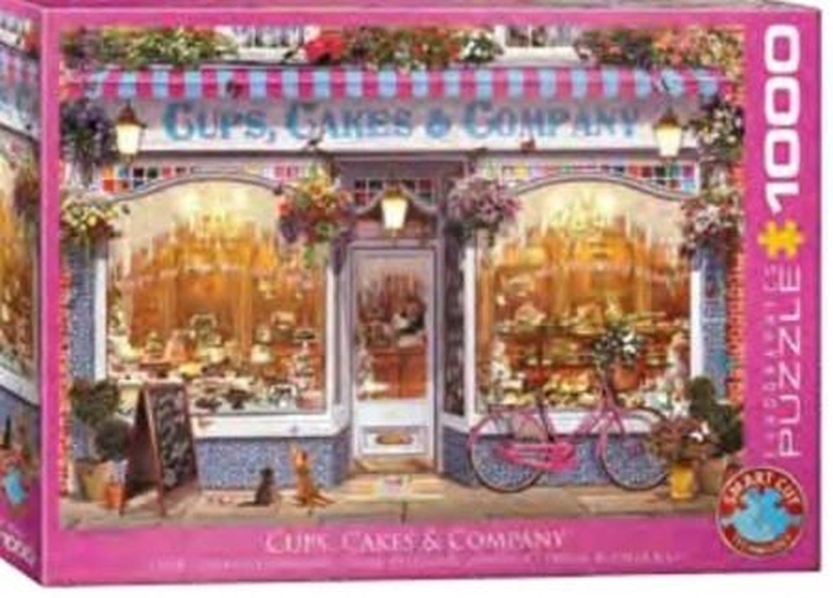 Eurographics - tasses, gâteaux co. [cups, cakes company] - garry walton - 1000 pièces 68×48cm (l×h) - puzzle