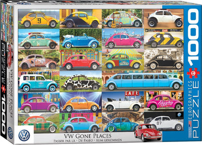 Eurographics volkswagen - vw disparu des lieux - 1000 pièces 68×48cm (l×h) - puzzle