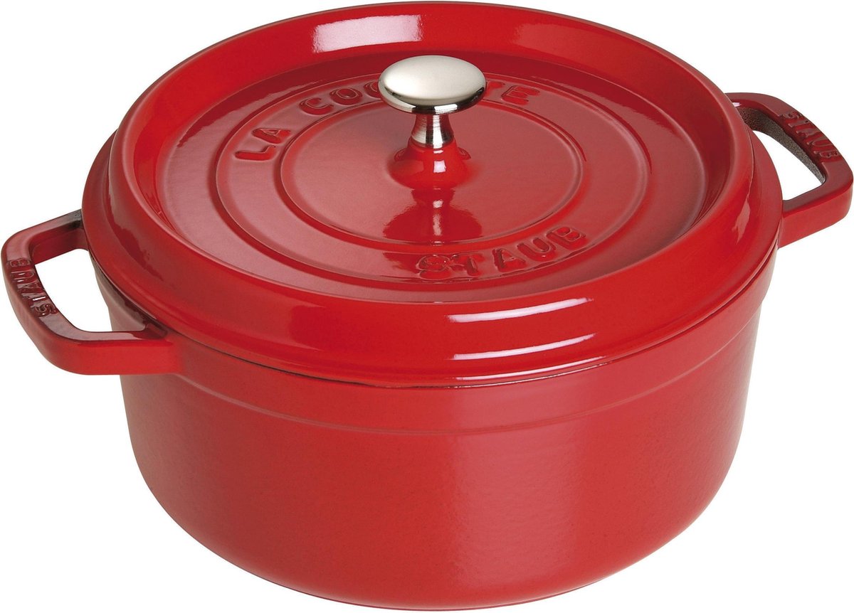 Cocotte Staub - rouge cerise - ø 24 cm 3,8 litres