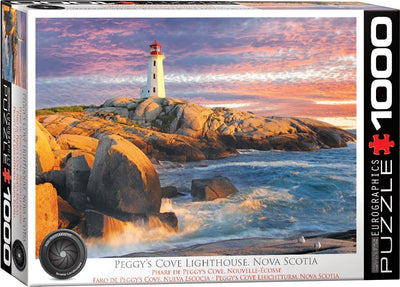 Eurographics - phare de Peggy's Cove, Nouvelle-Écosse, Canada - 1000 pièces 68×48cm (l×h) - puzzle