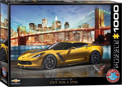 Eurographics - corvette z06 en balade - 1000 pièces 68×48cm (l×h) - puzzle