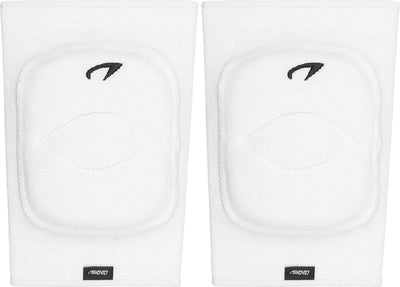 Genouillères de volley-ball Avento - blanches - rembourrage doux - taille L XL