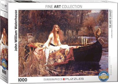 Eurographics - la dame de Shalott - John William Waterhouse - 1000 pièces 68×48cm (l×h) - puzzle