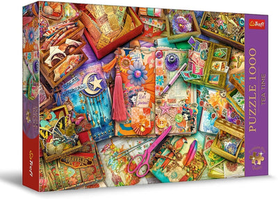 Trefl photo odyssey series - puzzle - agence de journaliste tea time - qualité premium plus