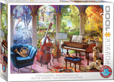 Eurographics - quatre saisons [quatre saisons] - angelo bonito - 1000 pièces 68×48cm (l×h) - puzzle