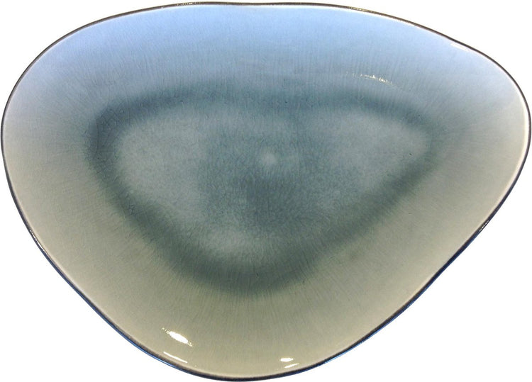 Assiette plate Gastro by ron blaauw - 16 x 12 cm - petite - gris bleu - 4 pièces