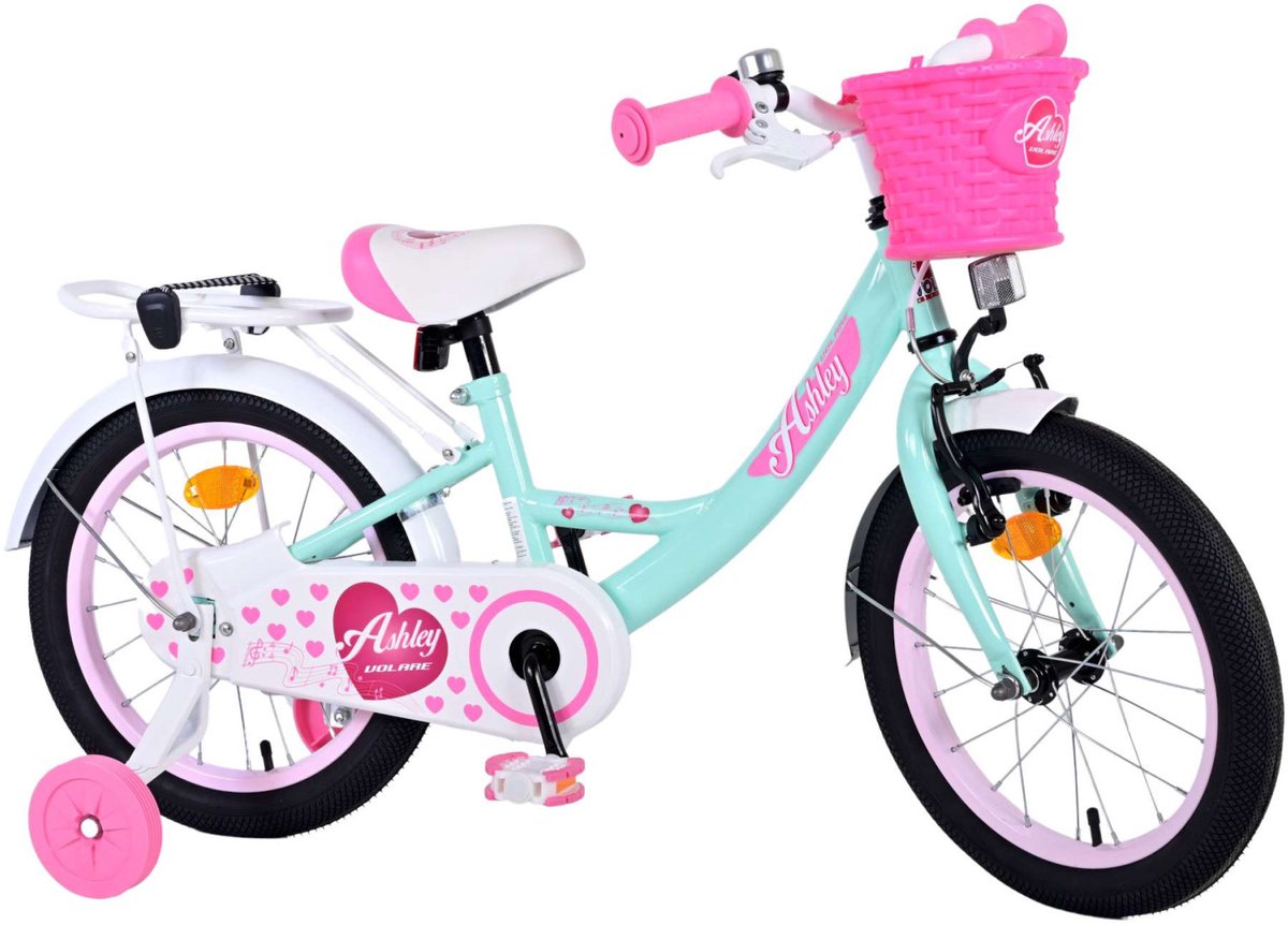 Volare Ashley Children's Bicycle - Girls - 16 pouces - vert