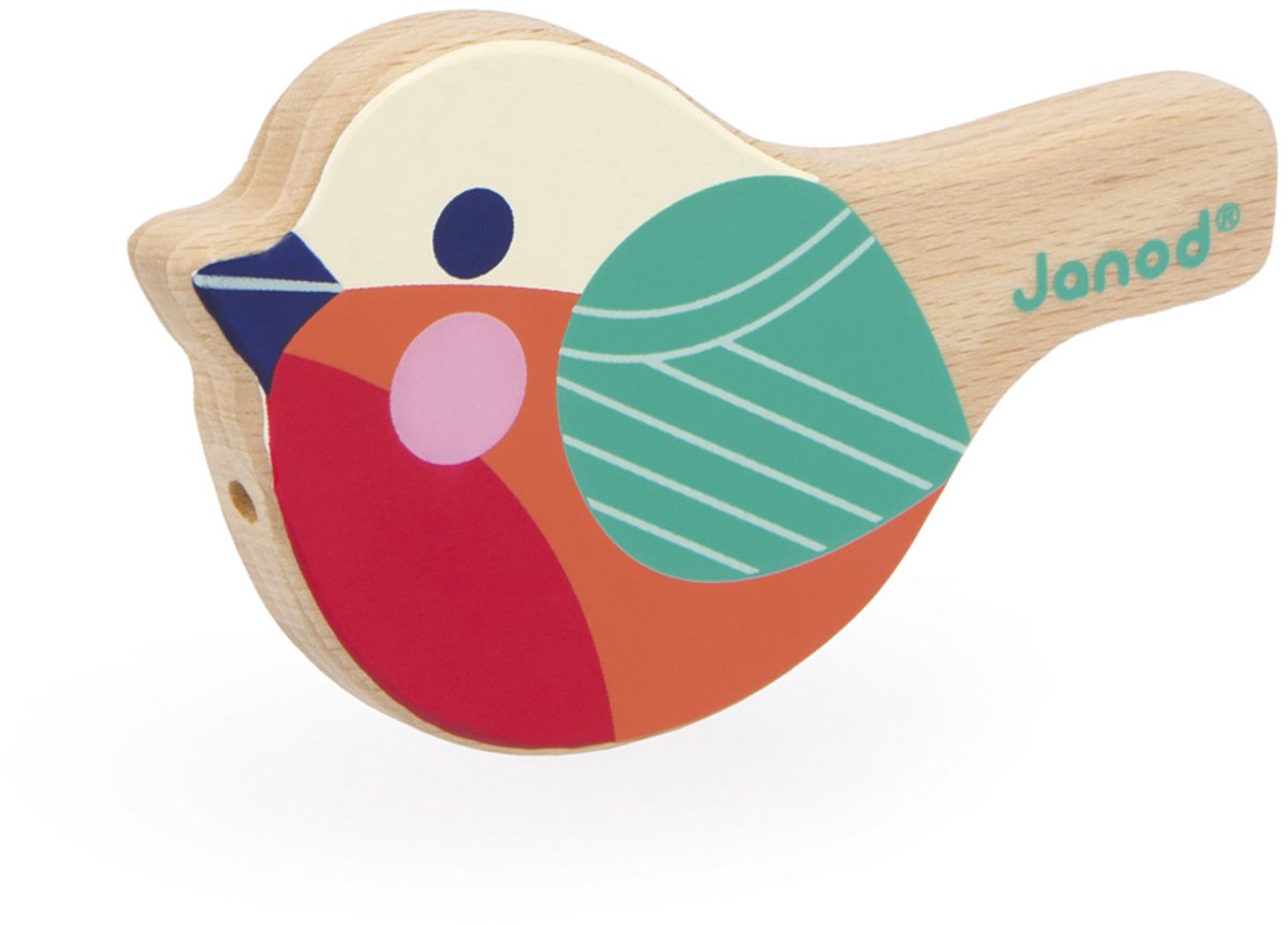 Janod - gioia - sifflet en bois - oiseau