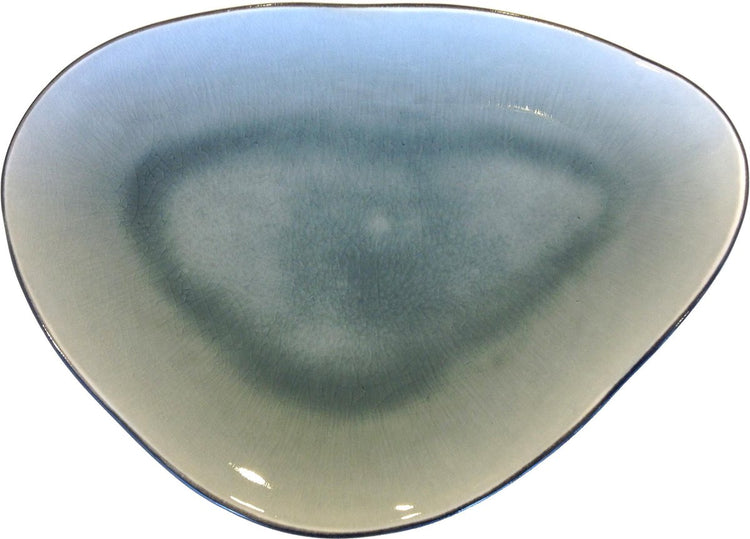 Assiette plate Gastro by ron blaauw - 22 x 16 cm - moyen - gris bleu - 4 pièces