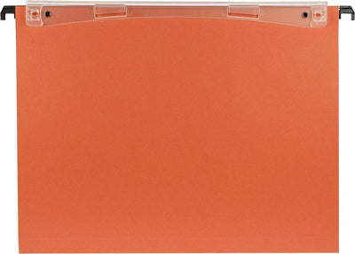 Esselte orgarex double dossier suspendu vertical - a4 - 25 pièces - orange - pour travailler à domicile - idéal pour le bureau à domicile