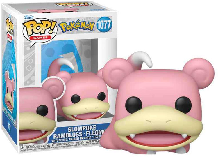 Figurine en vinyle Funko Pokémon Slowpoke 1077 pop unisexe ! - neutre - standard
