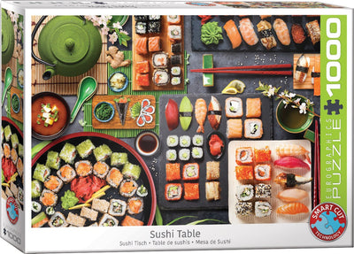 Eurographics - table à sushi [table à sushi] - 1000 pièces 68×48cm (l×h) - puzzle