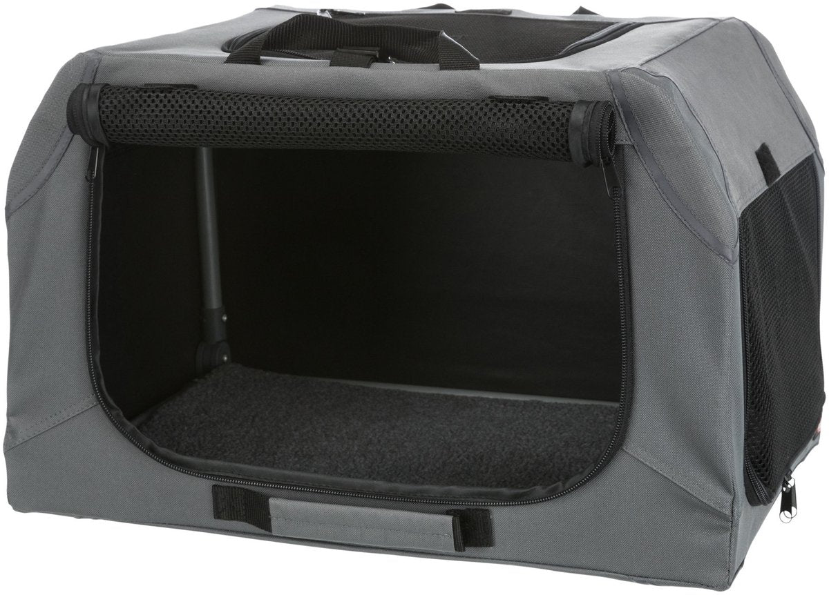 Trixie chenil souple caisse de voyage facile gris