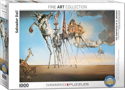 Eurographics - la tentation de saint antoine [la tentation de saint antoine] - Salvador Dali - 1000 pièces 68×48cm (l×h) - puzzle d'art