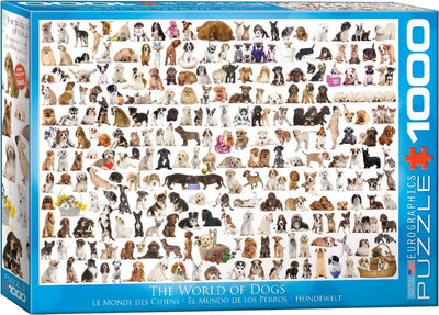 Eurographics - le monde des chiens - 1000 pièces 68×48cm (l×h) - puzzle