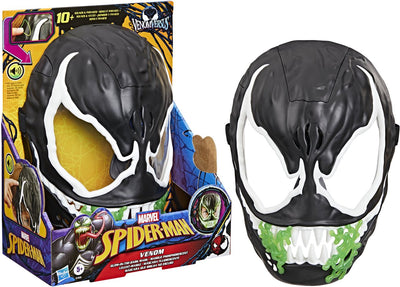 Jouets de super-héros avec masque phosphorescent Hasbro Spider-Man Venom.