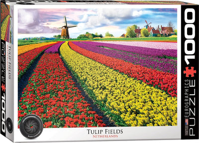 Eurographics - champs de tulipes Pays-Bas [champs de tulipes Pays-Bas] - 1000 pièces 68×48cm (l×h) - puzzle