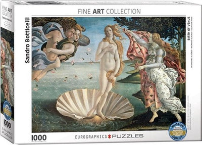 Eurographics - la naissance de Vénus [la nascita di venere] - sandro botticelli - 1000 pièces 48×68cm (l×h) - puzzle d'art
