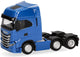Herpa iveco s-way 6x2, bleu