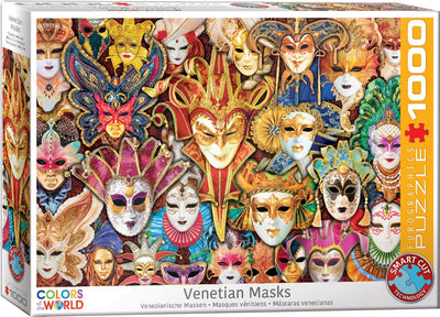 Eurographics - masques vénitiens [masques vénitiens] - 1000 pièces 68×48cm (l×h) - puzzle