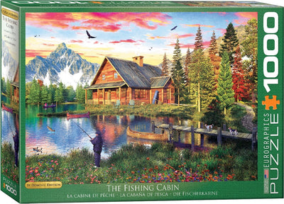Eurographics - la cabane de pêche - dominic davison - 1000 pièces 68×48cm (l×h) - puzzle