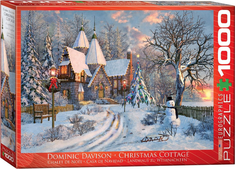 Eurographics - chalet de Noël - dominic davison - 1000 pièces 68×48cm (l×h) - puzzle