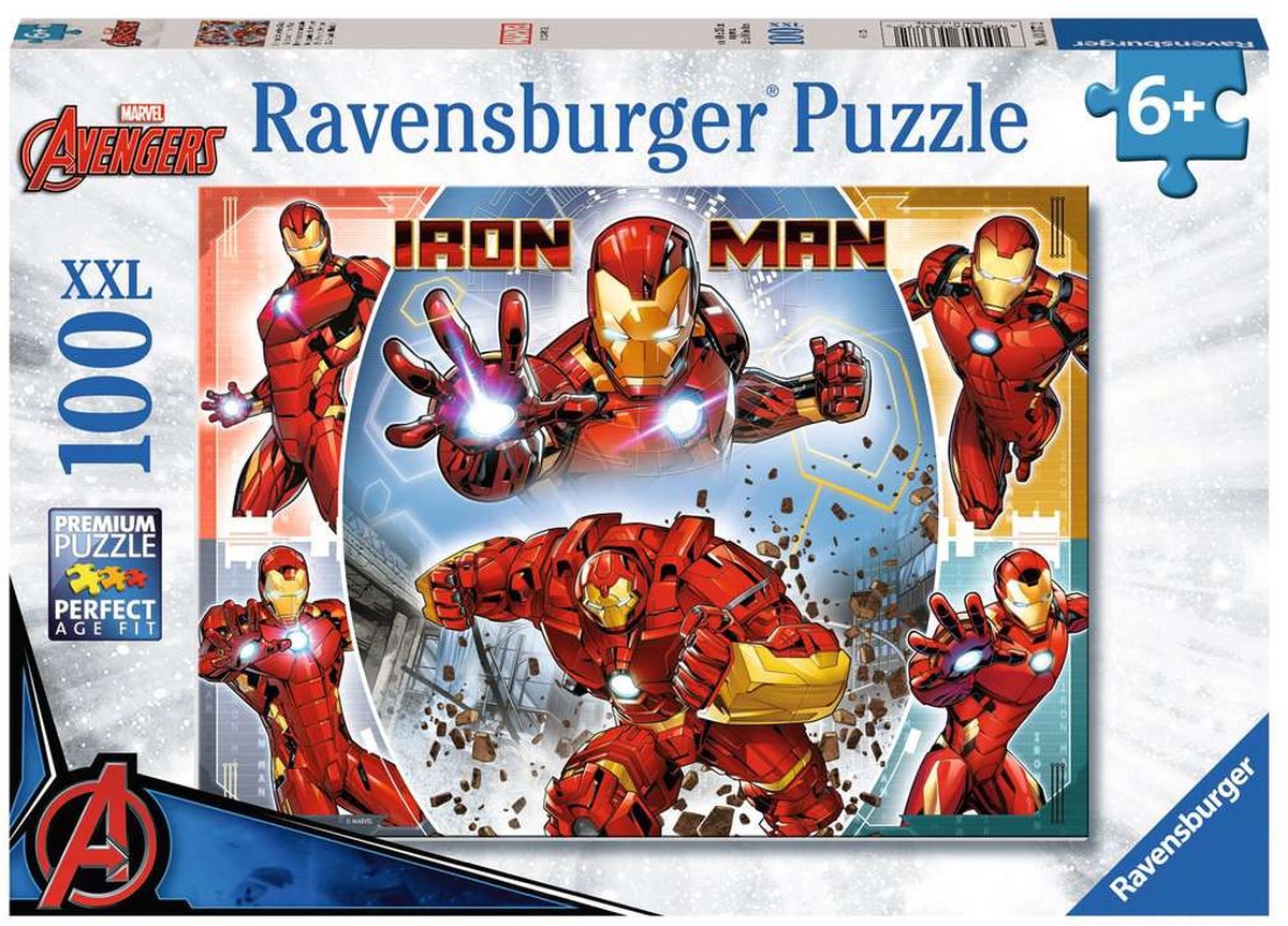 Ravensburger Puzzle de Jigsaw xxl Iron Man, 100e.