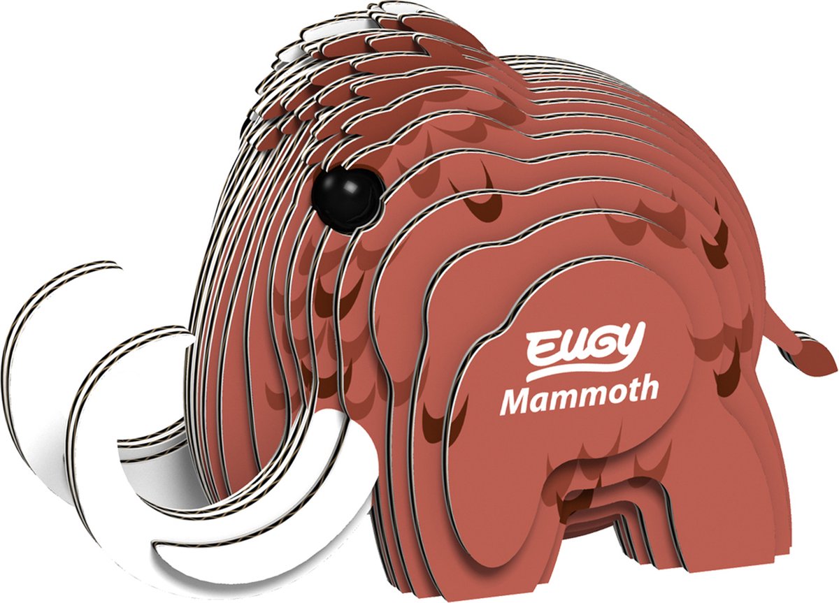 Puzzle 3D Eugy - mammouth - préhistoire - durable - collectionnez-les tous - 6 ans