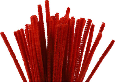 Chenille rouge 30 cm, 50e.