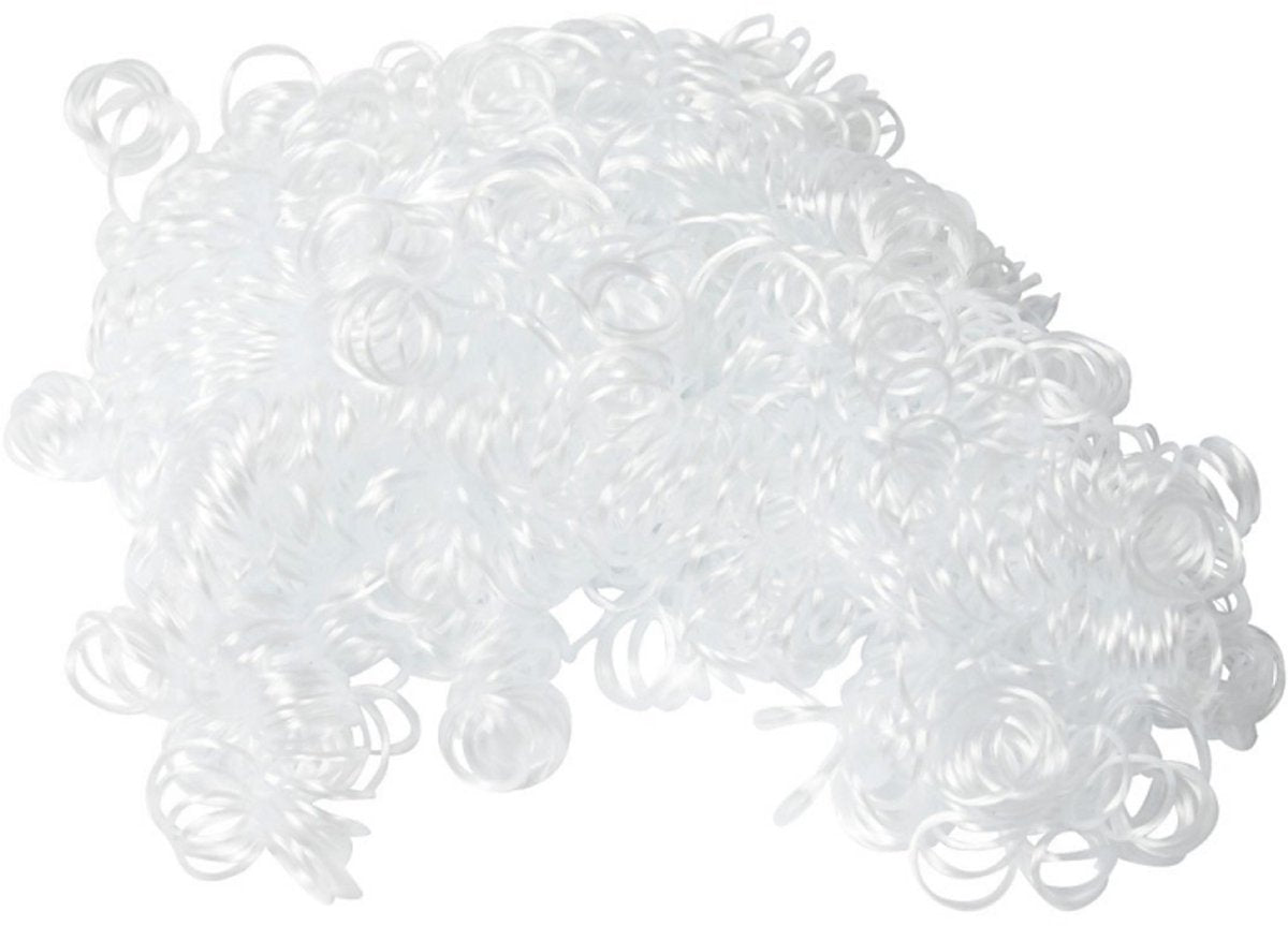 Creativ company cheveux bouclés, blancs, 15 gr 1 boîte
