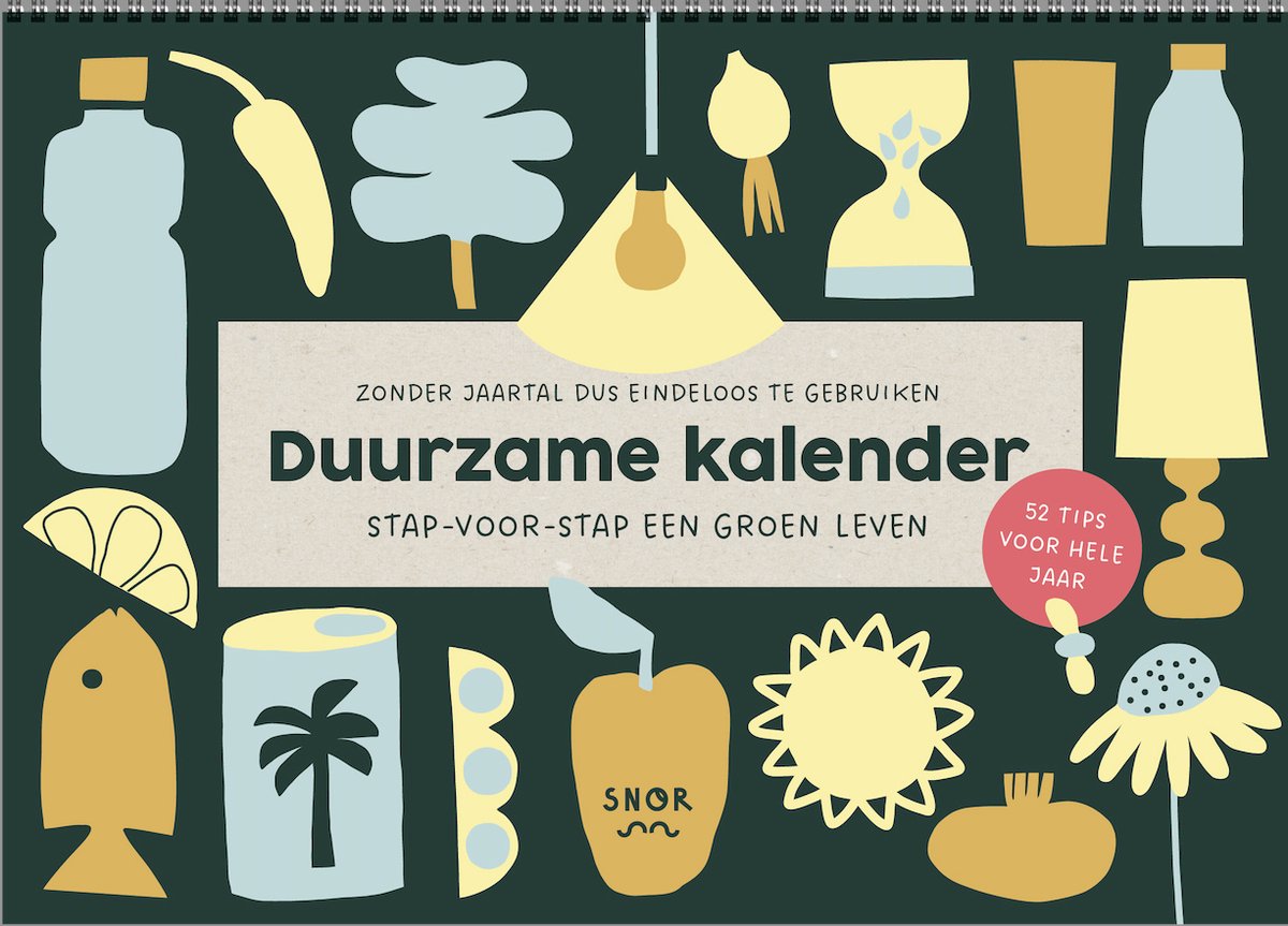 Calendrier durable sans marque et sans marque