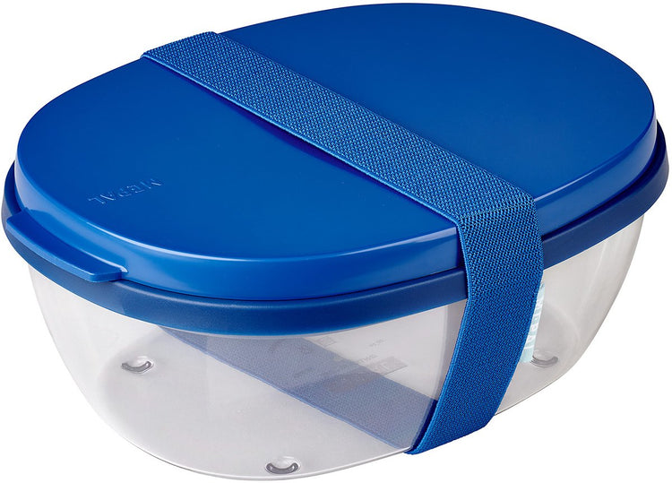 Mepal - boîte à lunch ellipse - 1425 ml - boîte à salade - bleu vif