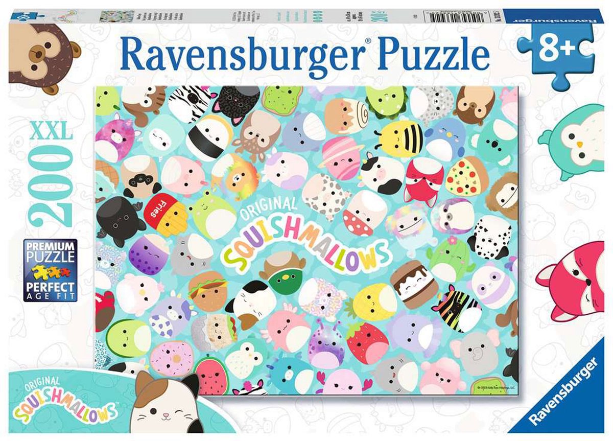 Puzzle Ravensburger pièces xxl - jours mauves - 200 pièces.