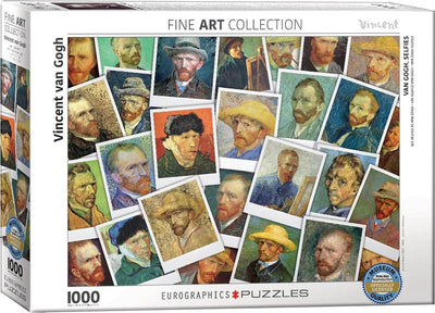 Eurographics - autoportraits [selfies de van gogh] - vincent van gogh - 1000 pièces 68×48cm (l×h) - puzzle