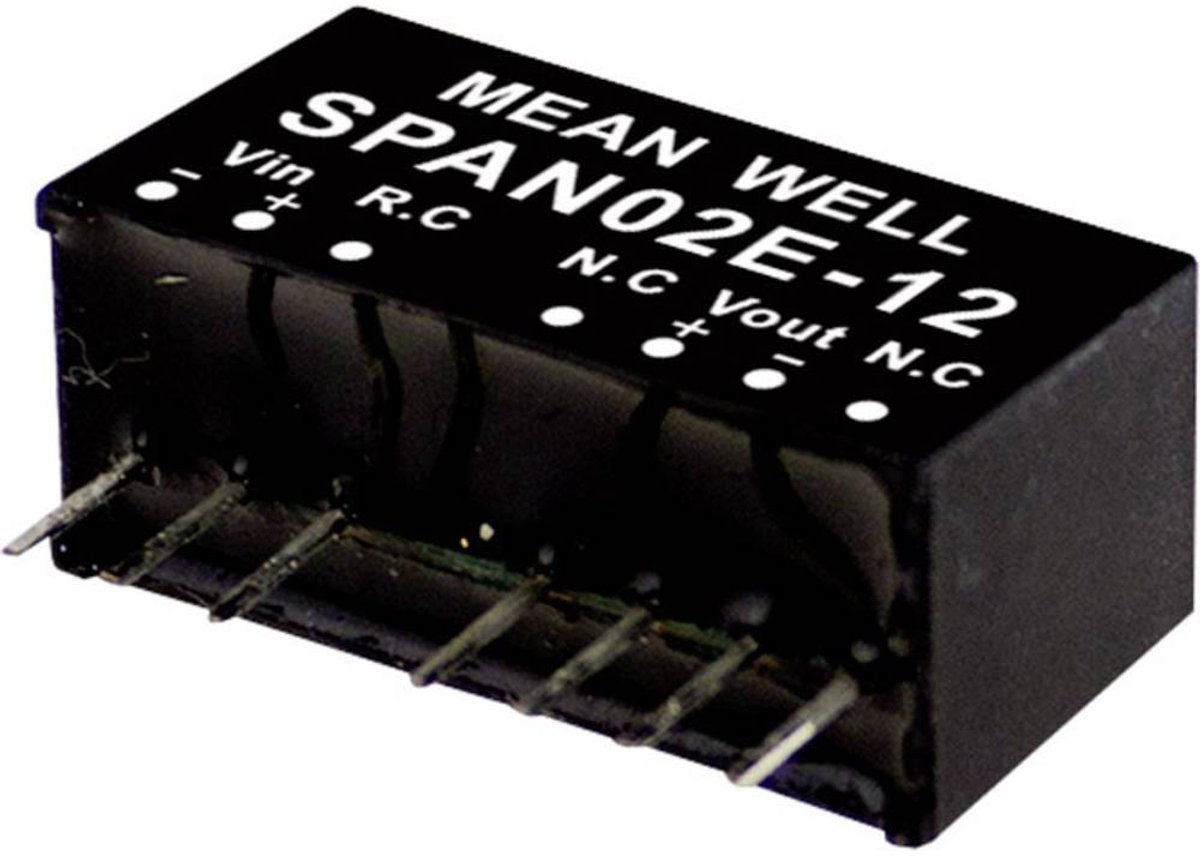 Mean well span02b-12 module convertisseur dc dc 167 ma 2 w nombre de sorties : 1 x contenu 1 pièce(s)